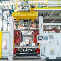Máquina Automática de Soplado para Fabricar Tanques de Almacenamiento de Agua de Plástico y Tanques IBC de 1000 Litros