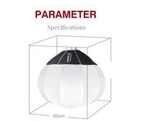 Boîte à lumière pliable portable 55cm 65cm 85cm pour photographie, compatible avec éclairage vidéo LED à monture Bowens