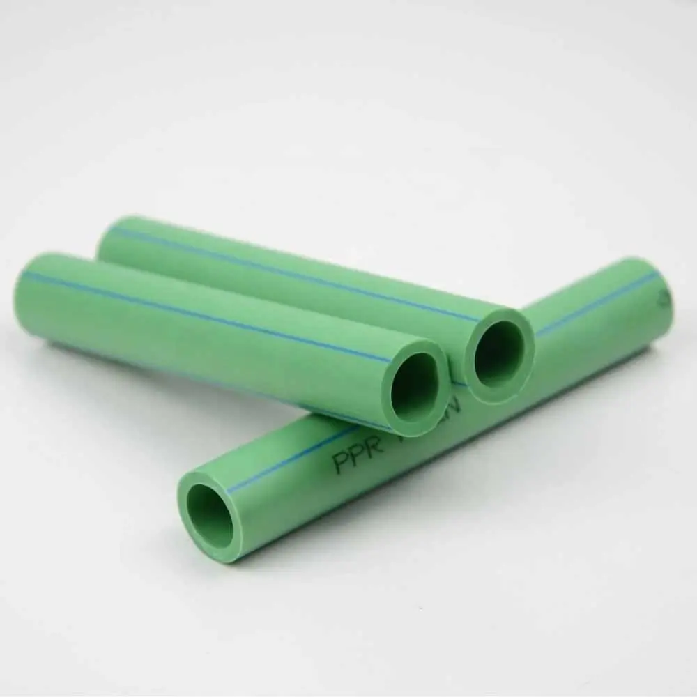 75mm 80mm 90mm 110mm verde Upvc Cpvc Pprc accesorios de tubería Material cruzado agua fría caliente Pprtube Bleu tubo de fibra de vidrio