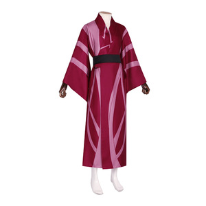 Disfraz de Anime Rojo de Sanemi Shinazugawa de Demon Slayer, Kimono para Cosplay - Product Image 2