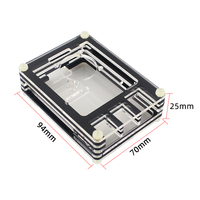 Caja Protectora Transparente de Acrílico de 9 Capas para Raspberry Pi 4 Modelo B, Venta al por Mayor