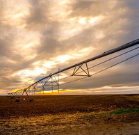 Système d'irrigation à pivot central YULIN 2026 avec pompe à moteur et boîte de vitesses, télécommande, garantie 10 ans, 15000 KG