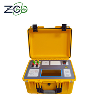 Testeur de résistance de transformateur à trois canaux ZCL-10AS, à décharge automatique, haute précision, protection IP67 pour contact de commutateur de transfert
