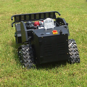 Tondeuse à gazon tout-terrain intelligente 4 temps sans fil télécommandée sur chenilles avec fonction de retour de paille - Product Image 3
