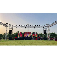 Buena calidad Iluminación Globals Array Truss Stand 290Mm Spigot Lift Tower Base de aluminio Outrigger Stage Truss