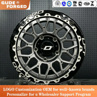 Jantes forgées GUDE 18X12 Beadlock 5x112 5X120 5X114.3 pour voitures de course Drag Racing, compatibles avec BMW, GTR, Supra, F150, SRT, Corvette