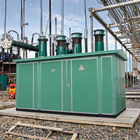 Poste de transformation de type américain pour ferme solaire, 6kV 10kV 11kV vers 0.4kV, 30-250kVA, 50Hz