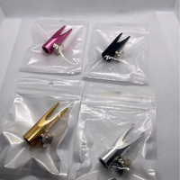 Taille-crayon cylindrique en métal en forme de U pour crayons à sourcils, outil pratique de précision à double fente pour affiner les pointes