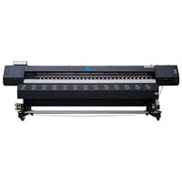 Máquina de impresión de pegatinas de vinilo de gran formato, impresora i3200 de la mejor calidad, cabezal de impresión, lona, banner flexible, 10 pies, 3,2 m, China