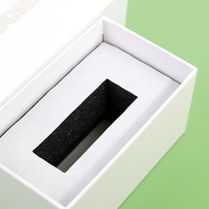 Mini caja de papel para estampado de pestañas, papel de aluminio dorado de buena calidad, color blanco - Product Image 4