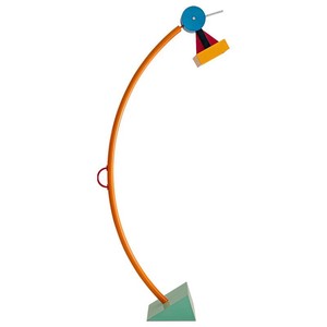 Lámpara de pie Memphis Led de altura ajustable para sala de estar, dormitorio, diseño creativo y colorido de dibujos animados - Product Image 4