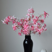 Fleurs artificielles d'usine, orchidée de 90 cm pour la décoration de la maison, arrangement floral, décoration d'arche de mariage