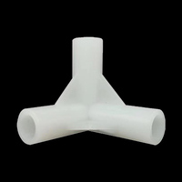 Raccord coudé en T PP de 8 mm de haute qualité, à 90 degrés, surface lisse, connecteur en plastique avec garantie de 3 ans pour boîtes à emporter