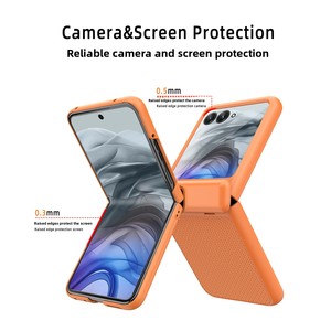 Produit transfrontalier le plus vendu : Étui de téléphone Motorola Razr 60PC à motif damier pulvérisé à l'huile, couverture intégrale, léger et élégant - Product Image 4