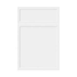 ตู้ครัวไม้เนื้อแข็งสีอ่อนระดับพรีเมียม พร้อมแผ่นไม้อัด-ดีไซน์ทันสมัย - Product Image 1