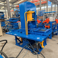 Machine automatique de fabrication de blocs de plastique recyclé pour le pavage routier et la production de dalles de sol en plastique recyclé