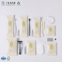 Sachet d'emballage écologique à trois soudures latérales avec encoche de déchirement pour fournitures hôtelières – Conception d'emballage recyclable