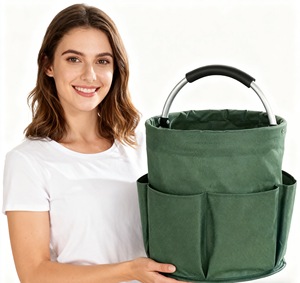 <span class=keywords><strong>Panier</strong></span> <span class=keywords><strong>de</strong></span> <span class=keywords><strong>rangement</strong></span> <span class=keywords><strong>pliable</strong></span> moderne et écologique en coton 100% avec forme ronde pour le <span class=keywords><strong>rangement</strong></span> des vêtements ménagers, des courses, des aliments, des pique-niques - Product Image 1