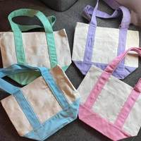Sac fourre-tout en toile personnalisé avec logo, mini sac fourre-tout réutilisable, petit sac à main, cadeau, sac fourre-tout en toile de coton