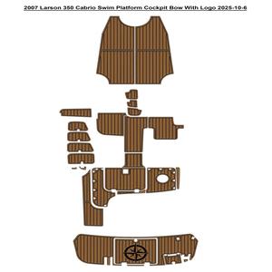 Plancher en teck EVA moderne et durable pour yacht marin 2007 Larson Cabrio 350, facile à poser, idéal pour l'extérieur – Vente chaude - Product Image 4