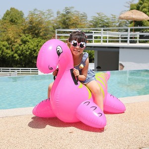 Interesting Life <b>Inflatable</b> Dinosaur <b>Float</b> 135x75x80cm Thickened PVC Kids Swimming Ring Pool Toy - Product Image 3