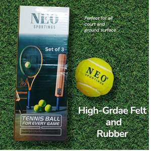 Balle de tennis Mahaplay personnalisée de qualité professionnelle de haute qualité 65mm Portable durable pressurisé pour les sports et le divertissement - Product Image 4