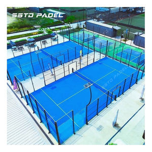 Fabricante de Pistas de Pádel SSTD, Nuevo Diseño de Pista de Pádel al Aire Libre, Césped Deportivo para Tenis, Césped Artificial Multifuncional, <span class=keywords><strong>World</strong></span> Padel <span class=keywords><strong>Tour</strong></span> - Product Image 6
