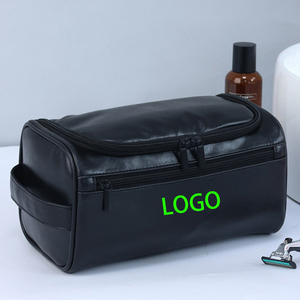 Tùy chỉnh da trang điểm túi công suất lớn Pouch thời trang PU trang điểm Pouch mỹ phẩm lưu trữ túi vệ sinh cá nhân với dây kéo đóng cửa - Product Image 5