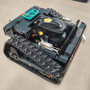 Cortacésped Robótico con Orugas de Goma para Agricultura, Alta Eficiencia, Certificación CE y EPA, Mini Tractor Inteligente de Giro Cero a Gasolina - Product Image 5
