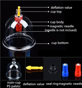 Ensemble de gobelets sous vide, appareil de thérapie de massage pour medialier chinois, avec retrait, pour musulman, directement à l'usine, 12 pièces - Product Image 3