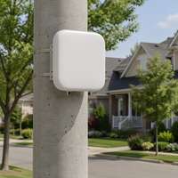 Estación Base 4G LTE para Exteriores, Célula Pequeña, 2x500mW ENodeB, Banda 8 900MHz, Antena Integrada de 10.5dBi, Alimentación PoE++