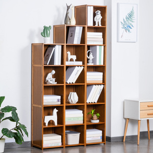 Étagère à livres Eleven Dimensions, armoire à 15 fentes, support de rangement autoportant pour économiser de l'espace, pour salon, chambre à coucher, dortoir, étudiants - Product Image 3