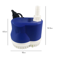 Pompa Celup Air Sirkulasi Listrik Mini 25W Tekanan Tinggi 2.3M-3.3M Laju Alir 1500L/Jam OEM Otomatis Penuh Umur Pakai Panjang