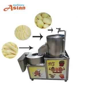 Factory direct supply potato wedges cutting machine potato peeler and slicer machine with CE approved