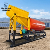 Máquina Procesadora de Oro con Trommel Rotatorio de 300-400t/h para Arena Gruesa, Ideal para Grandes Prospectores Africanos