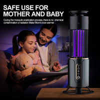 Matamosquitos Eléctrico para Interiores, Trampa para Insectos y Moscas, Trampa para Mosquitos para Exteriores, para el Hogar, Jardín, Patio Trasero, Camping