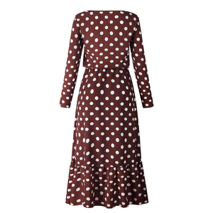 Women Bohemian Long Dress Hot sale Autumn Winter Fashion Printing Female Good Quality Elegant Dress - Product Image 1