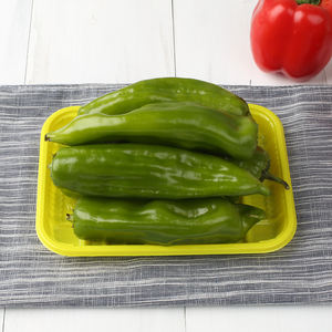 Supermercato congelato cibo fresco nero pp vassoio di carne contenitore supermercato carne verdura imballaggio - Product Image 3