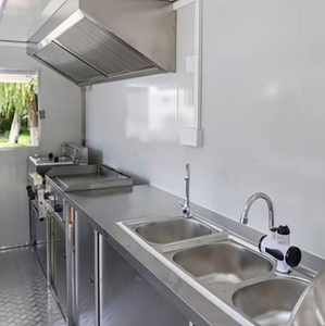 Оптовая продажа, мобильный барный прицеп, гамбургер, хот-дог, печь для пиццы, еда, грузовик, прицеп с полностью оборудованной кухней - Product Image 3