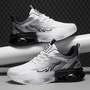 Chaussures de sport décontractées et tendance pour hommes, confortables, légères, avec empeigne en tissu, doublure douce, lacets et semelle antidérapante pour le printemps et l'automne - Product Image 2