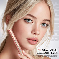 Crayon Eyeliner Noir Intense Étanche, Résistant à la Transpiration et aux Bavures, Fini Naturellement Lisse, Effet Étoilé
