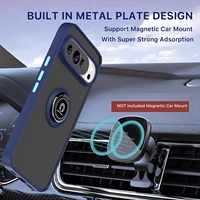 Étui antichoc avec support magnétique pour Google Pixel 11 Pro XL, support de voiture magnétique, béquille, coque de protection pour téléphone