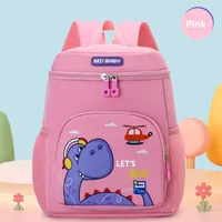Sac à dos d'école pour enfants 2026, sac à dos léger et sûr pour tout-petits avec motif dinosaure de dessin animé, idéal pour la maternelle, vente en gros