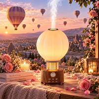 Diffuseur d'arômes ultrasonique électrique créatif, silencieux, USB, pour voiture et bureau, humidificateur d'aromathérapie, lampe d'ambiance LED, bruit blanc
