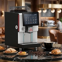 Machine à café automatique Autotronix de qualité industrielle et commerciale, double chaudière, 15 bars, écran tactile de 10 pouces, acier inoxydable
