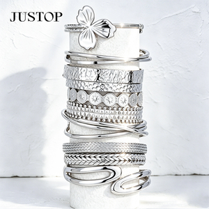 Pulseras OEM/OEM personalizadas, impermeables, de acero inoxidable, chapadas en oro, joyería de moda, hipoalergénicas, pulseras de oro que no se deslustran. - Product Image 5