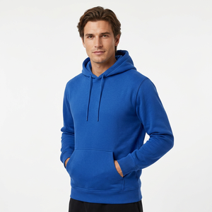 Men's Heavyweight <b>600gsm</b> Polyester/Cotton Winter Lined Solid Outdoor Printed Oversized Pullover <b>Hoodie</b> Stringless ODM Design - Product Image 5