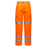 190T Essentials 100% Polyester armure toile PVC enduit 200g pantalons et pantalons de pluie haute visibilité ENISO 20471 classe 1