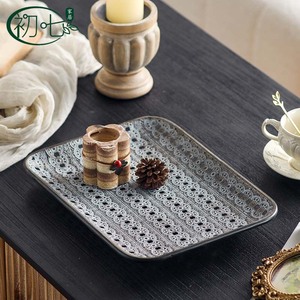 Bandeja Decorativa Estilo Bohemio, Rectangular, de Plástico, Para Decoración del Hogar - Product Image 2