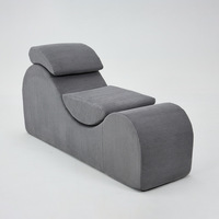 Hochelastisches, druckresistentes PU-Leder Modernes Minimalistisches Sofa Multifunktionale Internet-Trend Chaiselongue Loveseat